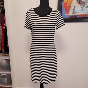 Michael Kors T-Shirt Stirped Dress